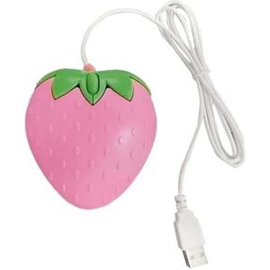 Kalttoy Adorable Pink Strawberry Mouse USB Kleine Optische PC Computer Game Meisjes Cadeau