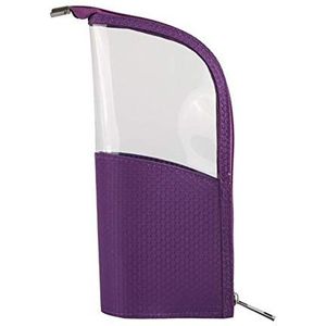 Waterdichte make-up make-up kwasthouder make-up tas, draagbaar, stofvrij staand op toiletry magazijn tas, klein, helder kunststof cosmetica tas make-up case