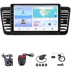 9 Inch Autoradio Voor Subaru Outback 3 Legacy 4 2003-2009 Carplay Android Navigatie GPS Bluetooth Multimedia Speler Smart Automotive Systeem(WIFI 2G+32G)
