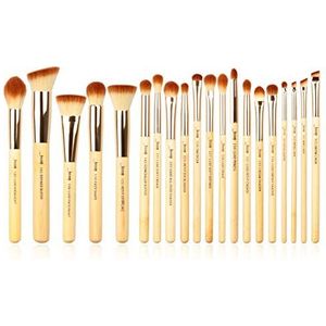 Jessup Brand 20 stuks Beauty Bamboo Professionele Make-up Kwasten Set Make-up Kwasten Gereedschap Kit Foundation Poeder Kwasten Oogschaduw T145