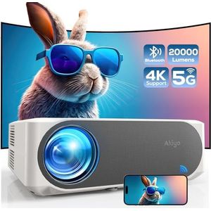 AKIYO - Full HD 1080p Beamer met 20.000 Lumen en 4K Ondersteuning - WiFi 6 en Bluetooth 5.2