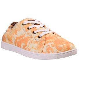 Spenco Santa Clara Tie Dye Sneaker voor dames, Geel, 35.5 EU