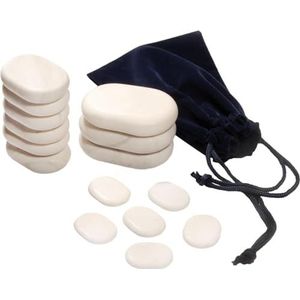WellTouch - Cold Stone Basic Set - Massagestenen - 15 Stuks - Marmer