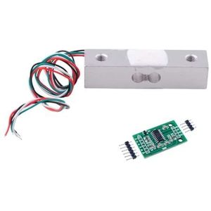 Micro Weegsensor, NJ6 Load Cell Amplifier 1kg 3kg 5kg 10kg 20kg 50kg, HX711 AD Tech Gewichtsensor for elektronische weegschaal voor weegapparatuur(3KG)