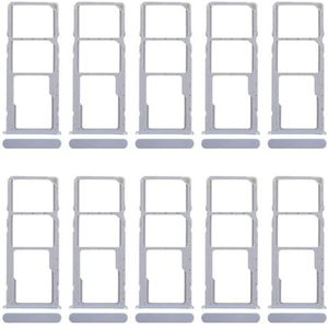 ZZjingli for Realme Narzo N63 4G 10 stuks SIM-kaarthouder + SIM-kaarthouder + Micro SD-kaarthouder (paars) (blauw)(Blue)