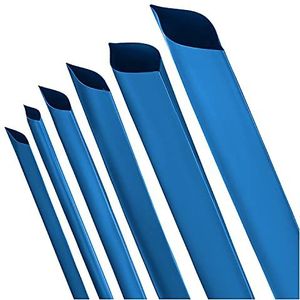 ISOLATECH krimpkous per meter blauw zonder lijm Ø 8mm 1 meter krimpverhouding 2:1 set polyolefine voor het isoleren van kabels soldeerverbindingen niet gelabeld UV-bestendig (Ø8mm 1meter)