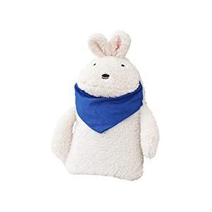 DieffematicRSD Warmwaterkruik Cartoon Beer Konijn Warmwaterkruik PVC Stress Pijnbestrijding Therapie Winter Warmwaterzak Met Zachte, Gezellige Pluche Hoes Handwarmer (Color : White Rabbit)