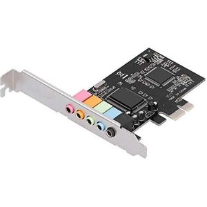 PCI Express - Geluidskaart - 5.1 Stereo - CMI8738 Chip - Ondersteuning voor 7 - Voor Desktopcomputer