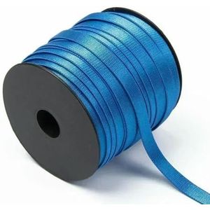 10/20/50M Gekleurde BH Schouderband 6/8/10/15mm Spandex Elastische Banden Zachte Elastische Trim Ondergoed Riem DIY Naai Accessoire-01Blauw-8mm-10Meters
