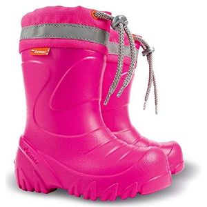 Demar Mammut, ultra lichte rubberlaarzen, lamsvacht, gevoerd, winterlaarzen, winterschoenen,, roze, 30/31 EU