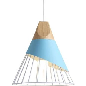Hanglamp Plafondlamp Gemaakt Van Metaal E27 Hanglampen Vintage Industrieel Licht Woonkamerlamp Moderne Woonkamer Met Kabel Vintage Lamp Voor Woonkamer,Blauw