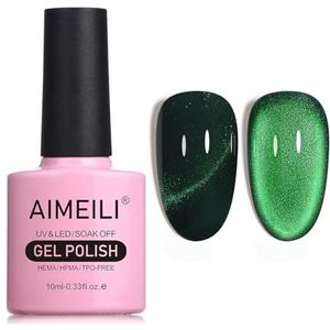 AIMEILI Hema Free Cat Eye Gel Nagellak UV LED Gellack Soak Off Vegan Cruelty-Free Gel Polish 10ml (757)