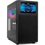 NOX - Hummer NXHUMMERBIOS - Computerbehuizing - Zwart - ABS en Metaal