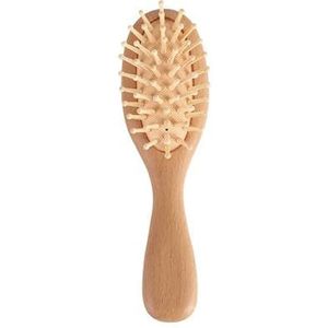 Sunjiyan Kam Haar Kam Draagbare Beuken Rubber Kam Gift Nursing Massage Kam