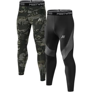 MEETWEE - Thermische Broek - Heren - Thermisch Ondergoed - Warm - Basislaag