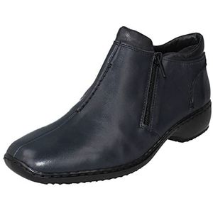Rieker L4665 Enkellaarsjes voor dames, losse inlegzool, zwart 00, 36 EU Breed