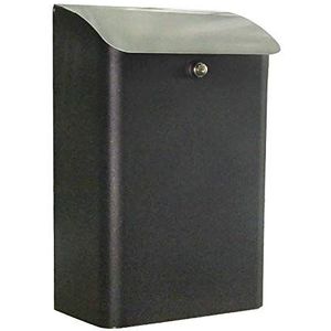 Veilige aan de muur gemonte erde brievenbus premium brievenbus for aan de muur - afsluitbare waterdichte post-, brief- en pakketbus met 2 sleutels en deksel - weerbestendig -