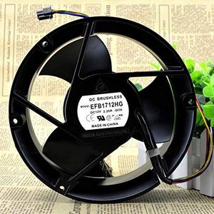 Delta EFB1712HG 17050 17CM DC12V 2.20A large air volume double ball cooling fan