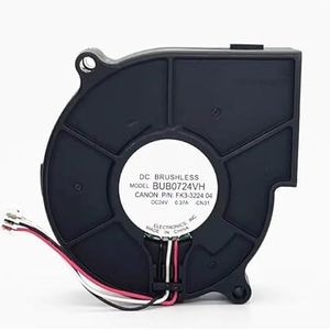 LMNCBVYA BUB0724VH DC 24V 0.37A 75x72x30mm 3-Wire Centrifugal Turbo Blower Cooling Fan for Efficient Cooling Solutions