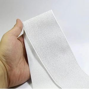 Goud en zilverdraad elastische banden 75MM elastisch lint kledingtassen broeken elastisch rubber doe-het-naaiaccessoires rubberen band-breedte 7,5 cm_a
