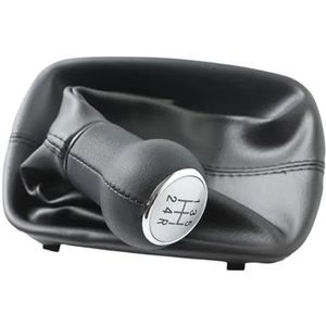 Auto Pookknop Voor Audi A6 C5 A4 B5 A8 D2 1998-2001 Auto Styling Pookknop Lever Shifter Gaiter Boot Cover Kraag Case 5/6 Speed Pookknoppen(5 Speed Silver)