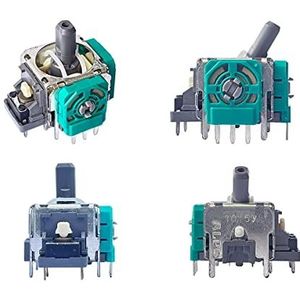 ElecGear 4x Vervangende Joystick (EL3 ALPS) compatibel met Nintendo Switch Pro en PS3 Draadloze Controller, Analoge Stick Controller Sensor Thumbstick Module