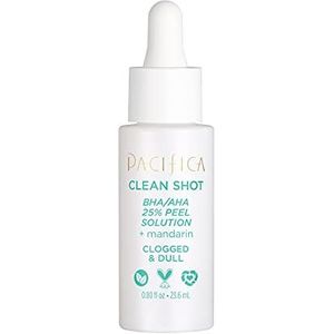 Pacifica Clean Shot BHA-AHA 25 Procent Peel Oplossing voor Unisex 0.5 oz Behandeling