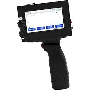 Handbediende Inkjetprinter, 12,7 mm variabele QR-barcode Digital Sign Label Draagbare handheld thermische slimme inkjetprinter Slim Sneldrogend Printen (Color : Printer 2 black ink, Size : 1)