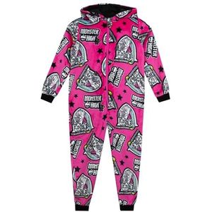 Monster High Onesie | Fleece Onesie Voor Meisjes | Meisjes Pyjama | Roze | 122
