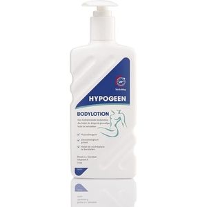 Hypogeen Bodylotion - hypoallergeen - PH-neutraal - voor een zijdezachte huid - met Aloe Vera - parfumvrij - ook voor de (over) gevoelige huid - pompflacon 300m