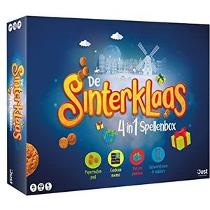 De Sinterklaas 4-in-1 Spellenbox - Perfect voor Pakjesavond met Iedereen!