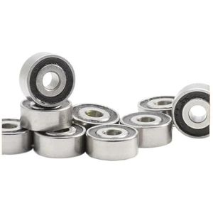 MR62 ZZ lager 2 x 6 x 2,5 mm 10 stuks MR62ZZ MR62RS handstuk lagers voor videokaart hoge snelheid voor motor (MR62rs zwart)