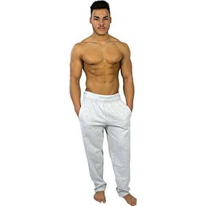 Fruit of the Loom Joggingbroek met open broekspijpen, grijs, M