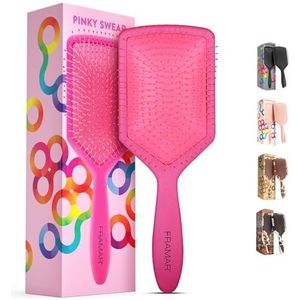 Framar - Paddle Brush - Roze - Geschikt voor Nat en Droog Haar