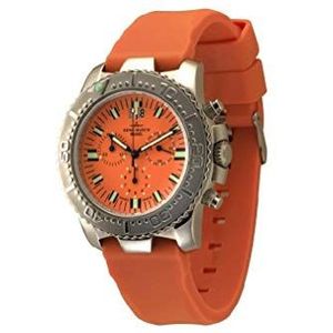 Zeno-Watch Mens Horloge - Hercules Chronograaf Grote Datum oranje - 3654Q-a5