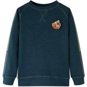 Kindertrui 140 mosgroen, kinderkleding, trui voor kinderen, sweater voor kinderen, top voor kinderen, kinderen trui, katoenen sweater