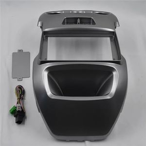 Voor F&ord Voor Ranger 2011-2015 Autoradio Dashboardframe Radiospeler 9 Inch 2 DIN Auto DVD Paneel Dashboard Kit Frame In-dash Montageframes(BY-591-silver)