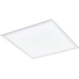 EGLO connect led plafondarmatuur SALOBRENA-C Panel, Smart Home plafondlamp, Materiaal: aluminium, kunststof, Kleur: wit, 119,5x10 cm, dimbaar, wittinten en kleuren instelbaar