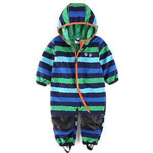 umkaumka snowsuit, softshell overall, softshell pak, waterdicht, winddicht, warme fleece Blauw 92