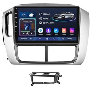 Android 14 9 Inch Touchscreen Autoradio 2 Din voor Honda Pilot 1 2005-2008 met CarPlay & Android Auto Stuurbediening GPS Navigatie AHD Backup Camera Bluetooth (YS10 (2+32G))