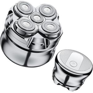 Tustaw Scheerapparaten voor kale mannen - magnetisch elektrisch gezichtsscheerapparaat, oplaadbaar draadloos scheerapparaat, LED-display, waterdichte nat/droge trimmer, hoofdscheermessen met Type-C