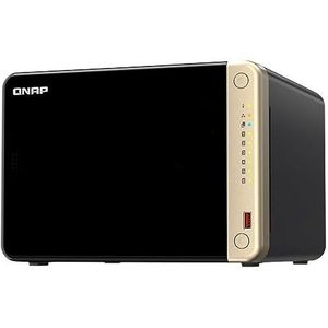 QNAP TS-664-4G data-opslag-server NAS Tower Ethernet LAN Zwart