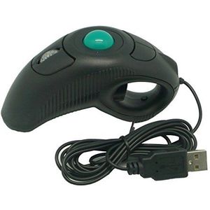 HaoYiShang Bedrade Ergonomische Handheld 2,4 GHz USB 2.0 Trackball Muis met Verstelbare DPI
