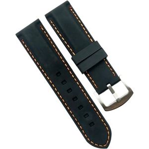 Chlikeyi Horlogeband 20-26mm rubberen band, 26 mm, Rubber