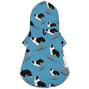 Border Collie Hondenhoodie winter hondenjas schattige hondenjas bulldog teddy mopshond puppy kleding XL