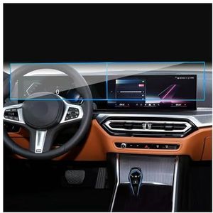 Displaybeschermfolie Voor BMW I4 2022 2023 2024 2025 Navigatiescherm Geharde Film Voor Auto Dashboard Krasbeschermer(Navigation Split Film)