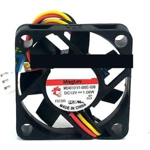 Voor SUNON ME40101V1-000C-G99 DC 12V 1,08W 40x40x10mm 3-draads serverkoelventilator