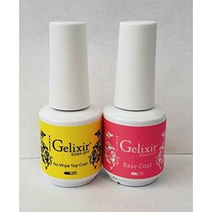 GELIXIR - Soak Off Gel Base & No-Wipe Top Coat - 15 ml