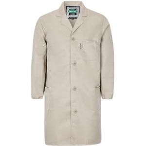 Yukirtiq Mens Warehouse Werkjas Overall Fabriek Stofjas Garage Werk Jas Mechanische Werkkleding Verf Over Jas, Kaki, M