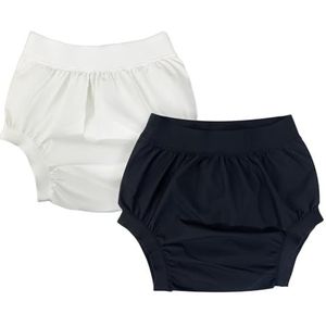 AQX - Luiers voor Volwassenen - Zwart-Wit - Herbruikbaar Waterdicht Ondergoed - 2 Stuks - Large